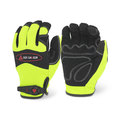 Dex Savior Mechanics Glove, Hi Viz Green, Neoprene Shell, Small MG101/S
